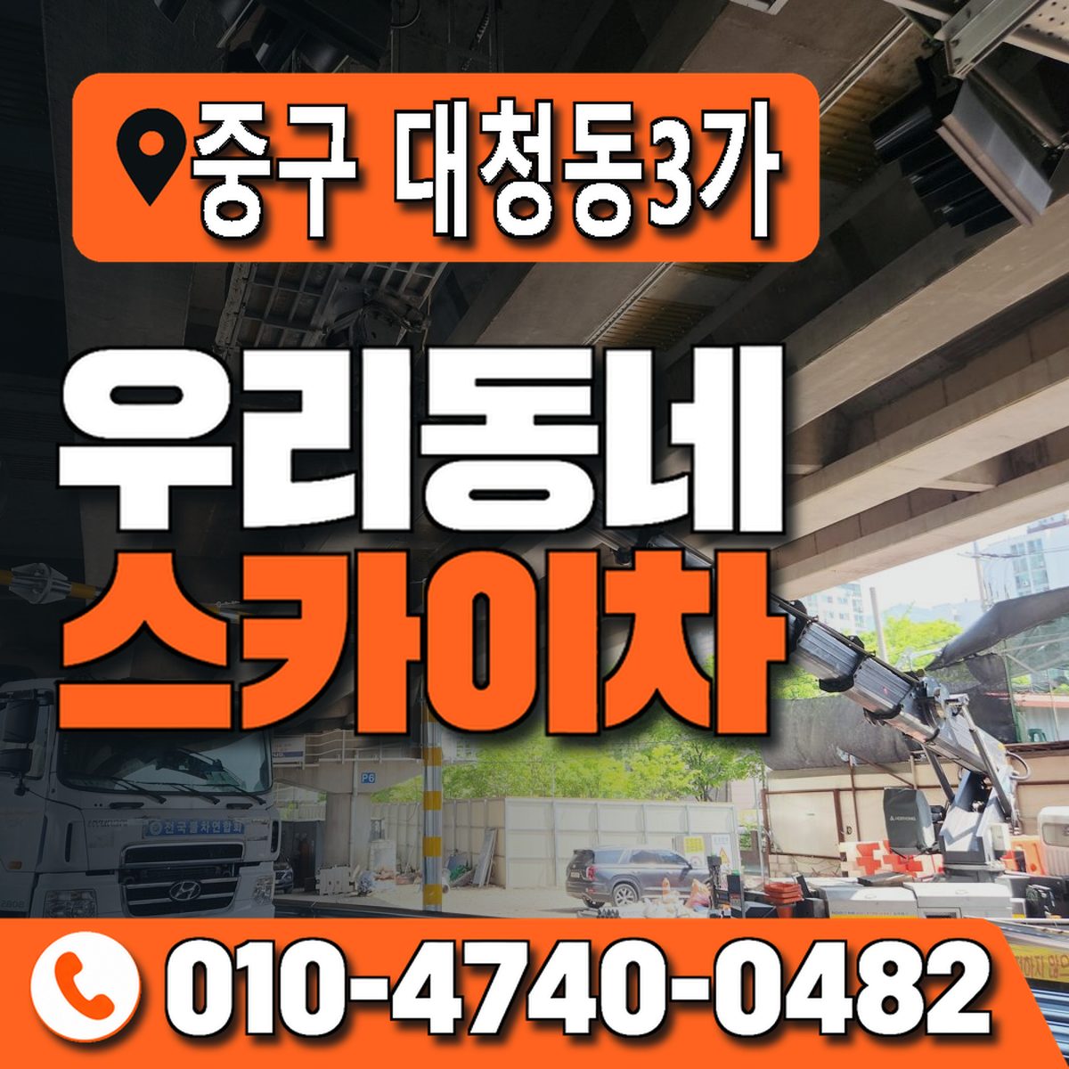 부산광역시 중구 대청동3가 우리동네 스카이차 010-4740-0482